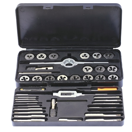 Drillco Metric Carbon Tap and Die Set 36pc 2800C36